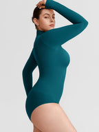 Wholesale Butter Soft Seamless Snap Crotch Bodysuit Second Skin Stretch Shapewear SPU