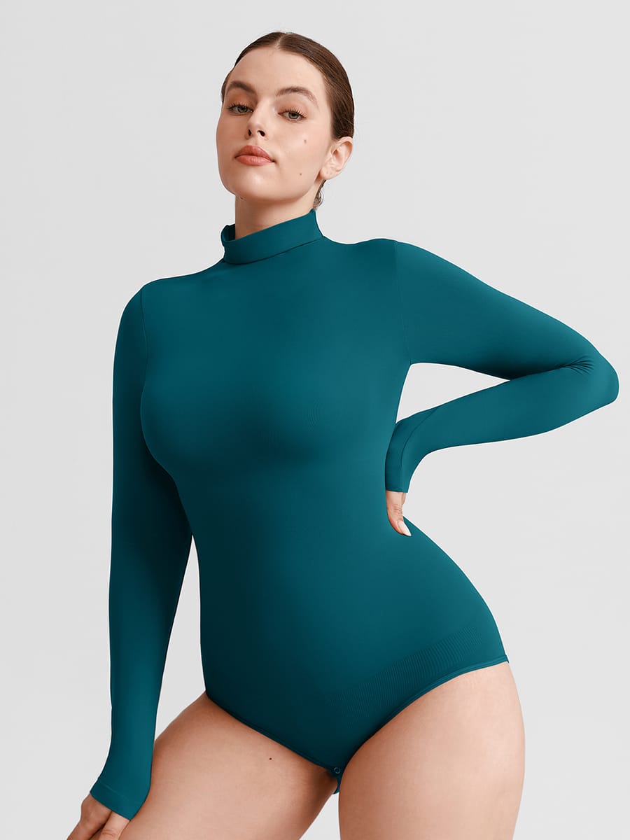 Wholesale Butter Soft Seamless Snap Crotch Bodysuit Second Skin Stretch Shapewear SPU