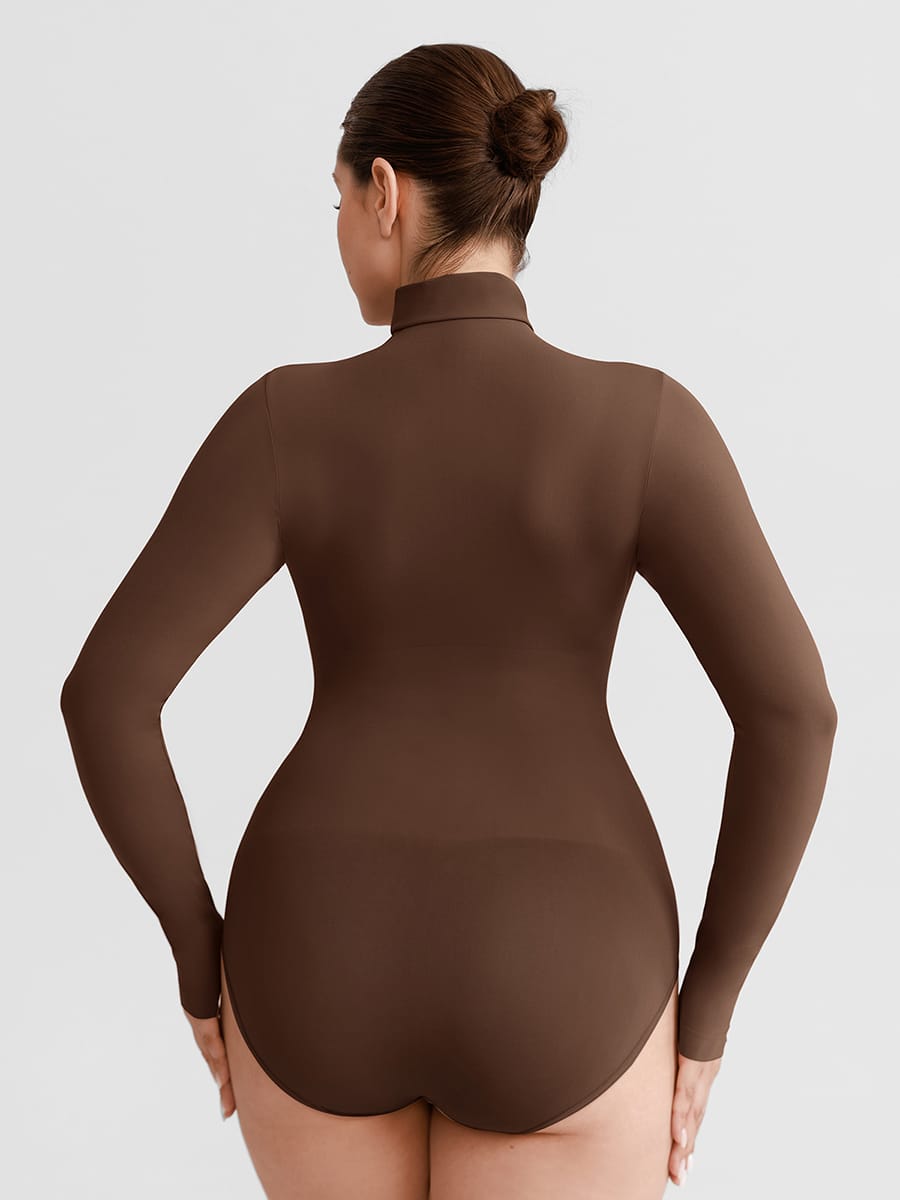 Wholesale Butter Soft Seamless Snap Crotch Bodysuit Second Skin Stretch Shapewear SPU