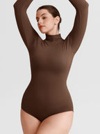 Wholesale Butter Soft Seamless Snap Crotch Bodysuit Second Skin Stretch Shapewear SPU