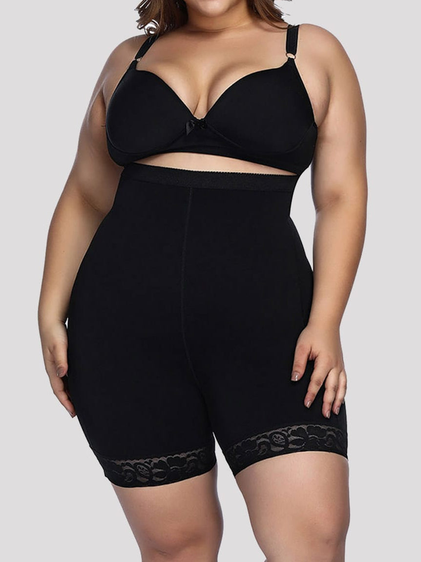 Wholesale Tummy Control Plus Size Body Shaper Invisible High Waist Shapewear Plus SPU