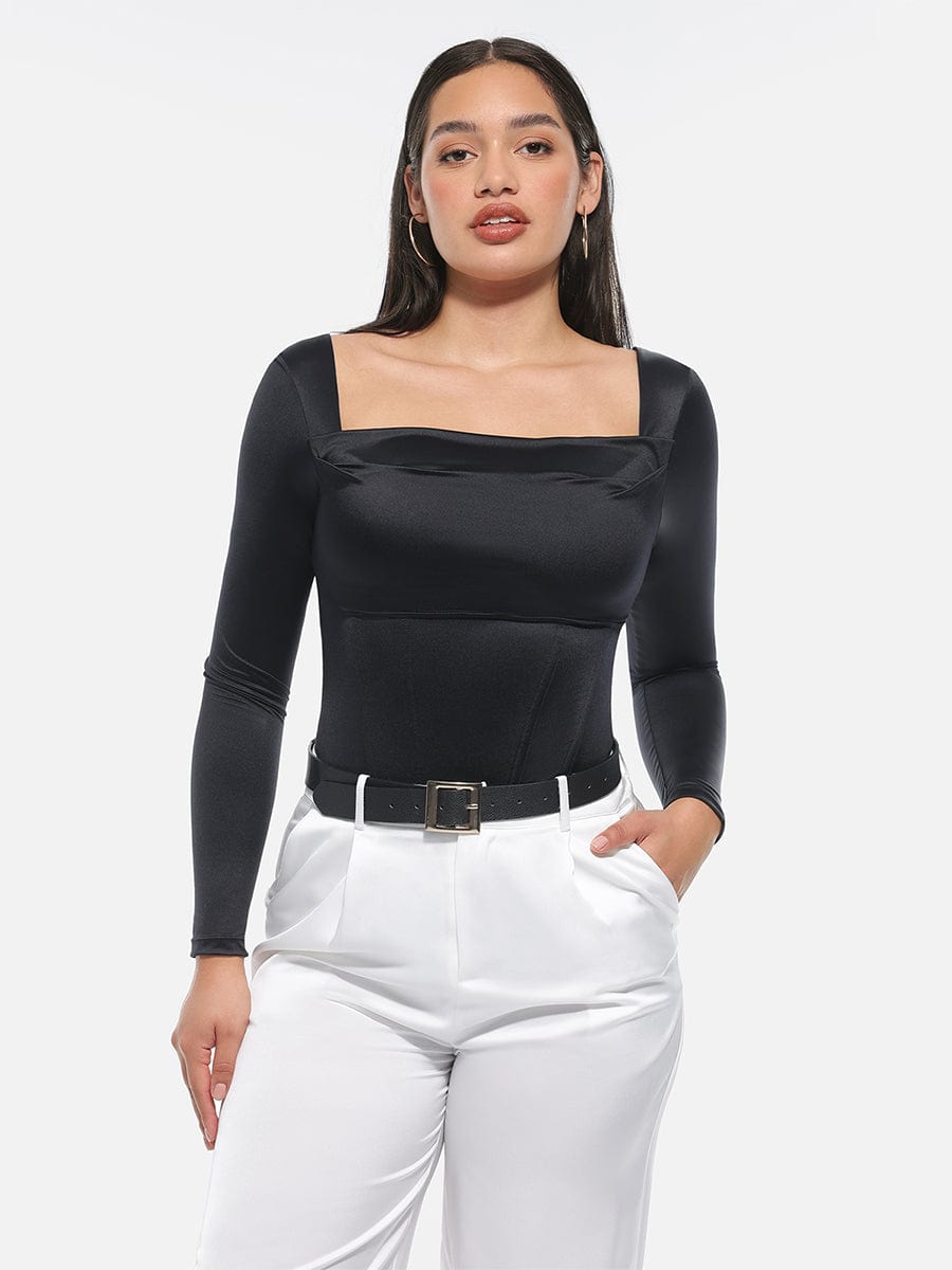 Built-In-Corset Thong Body