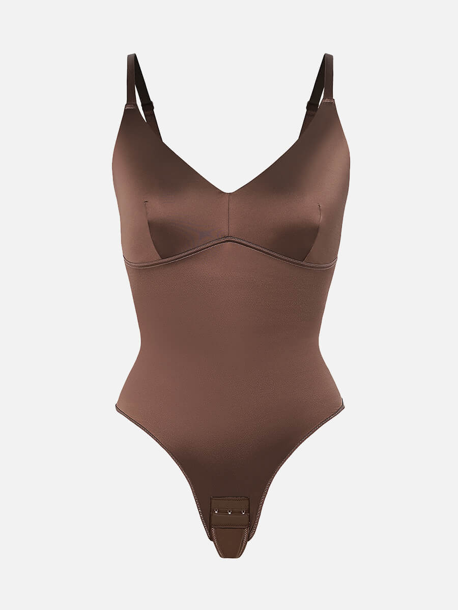 V-Illusion Satin Thong Body