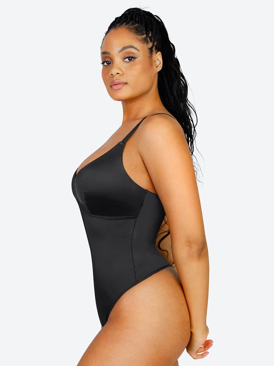 V-Illusion Satin Thong Body