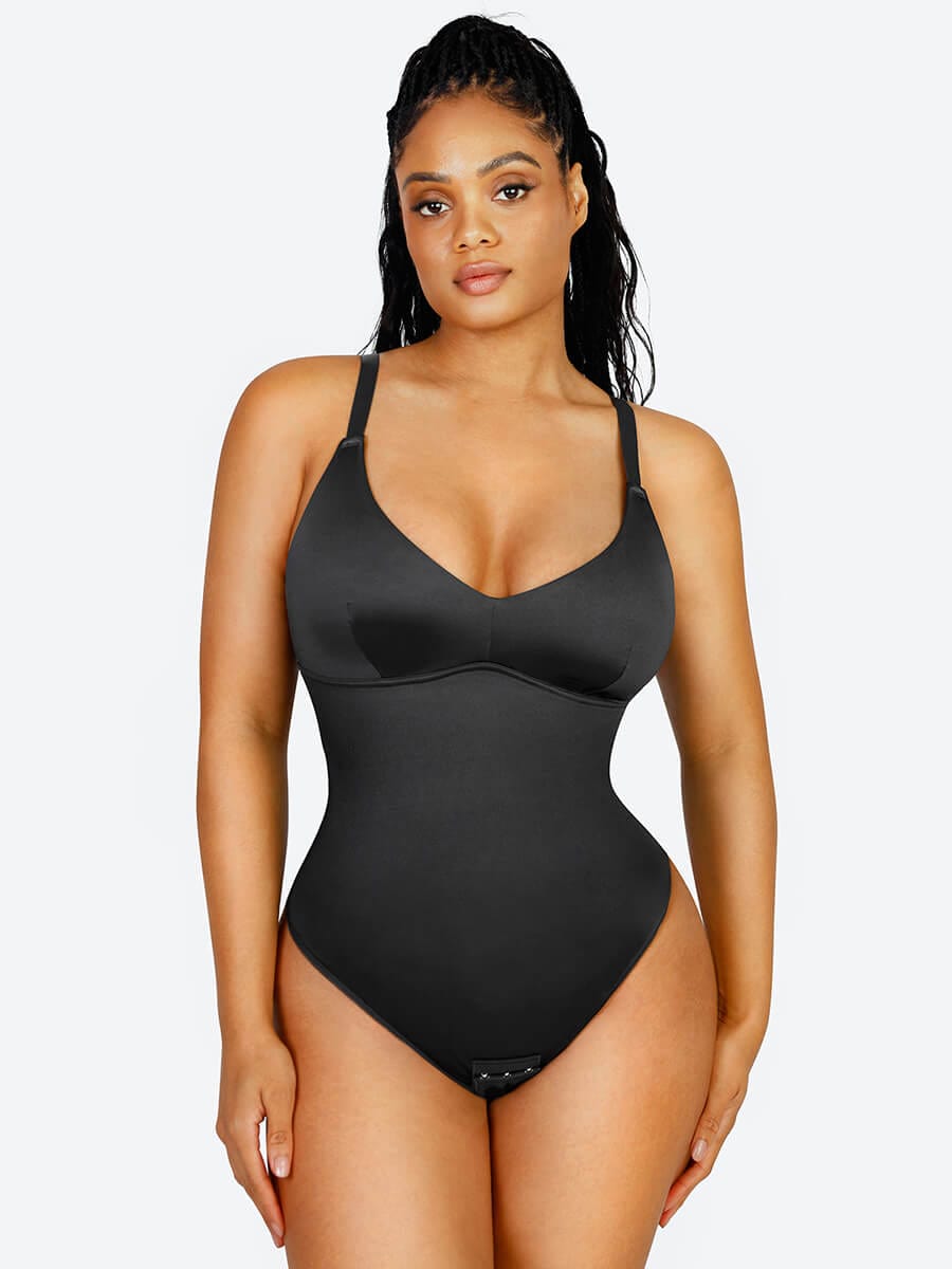 V-Illusion Satin Thong Body