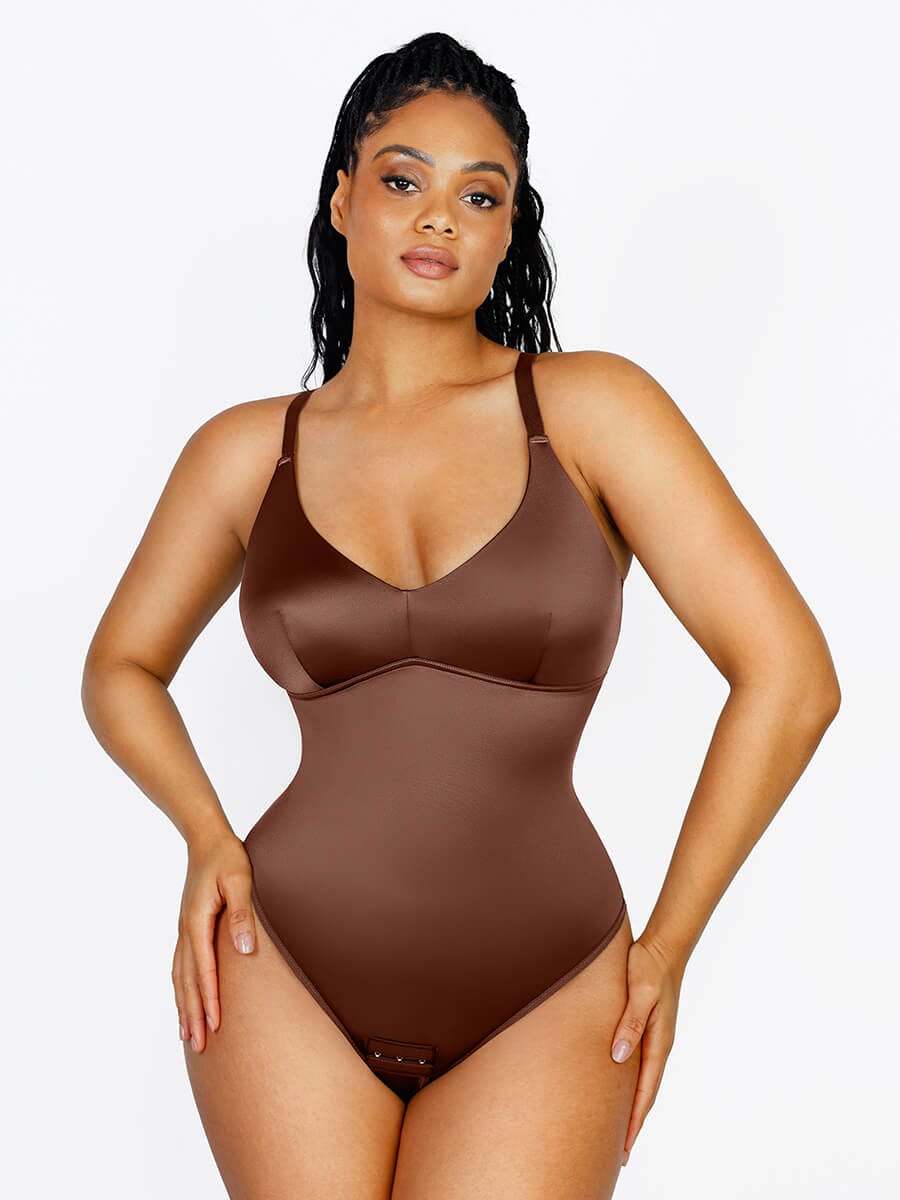 V-Illusion Satin Thong Body