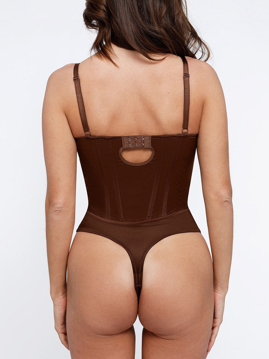 V-Illusion Satin Thong Body