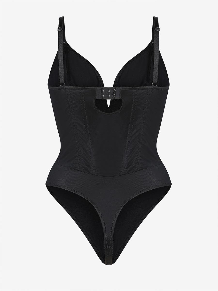 V-Illusion Satin Thong Body