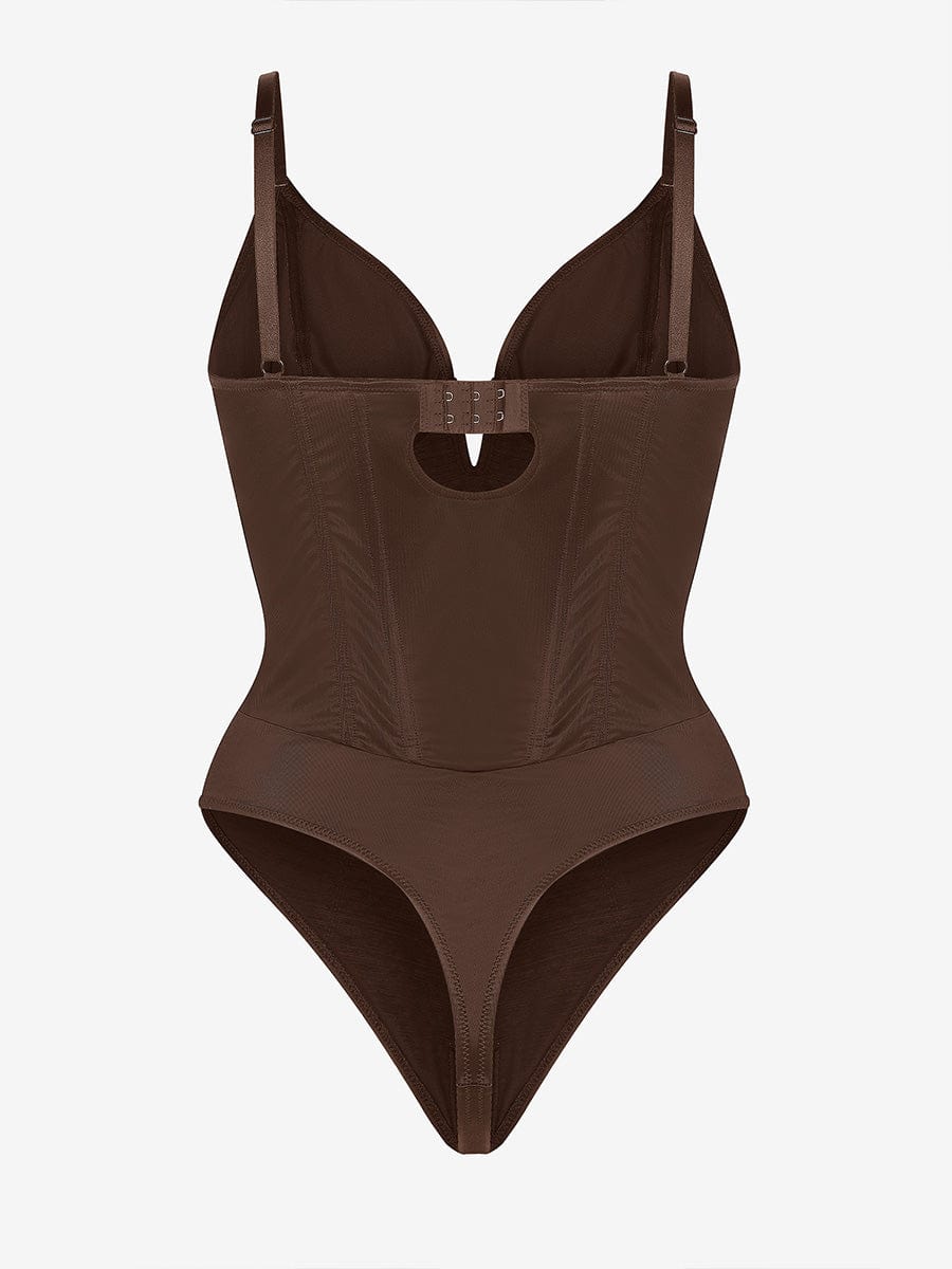 V-Illusion Satin Thong Body