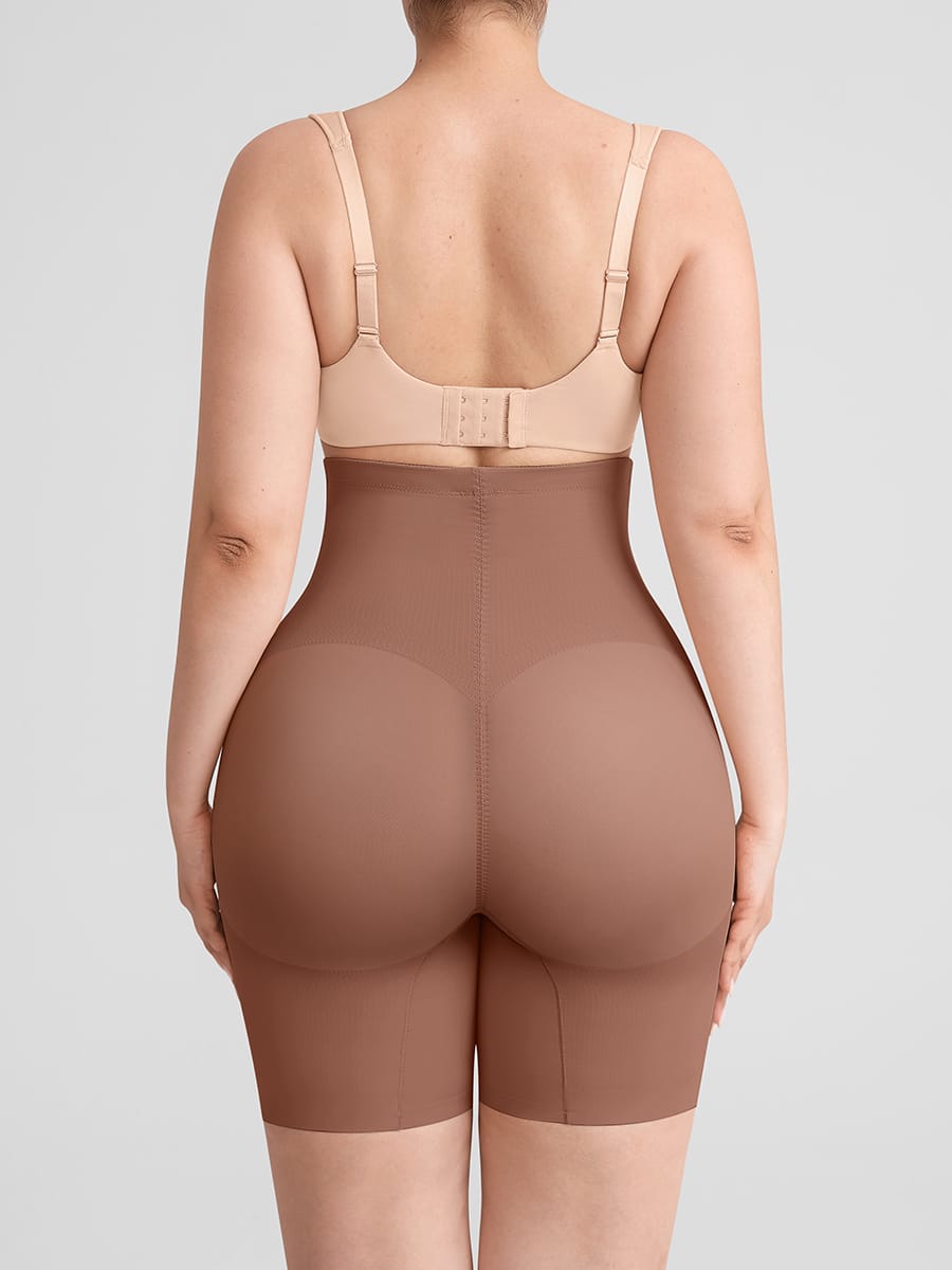 Wholesale Seamless Shapewear Shorts Tummy Control Butt Lifter Thigh Slimming SPU