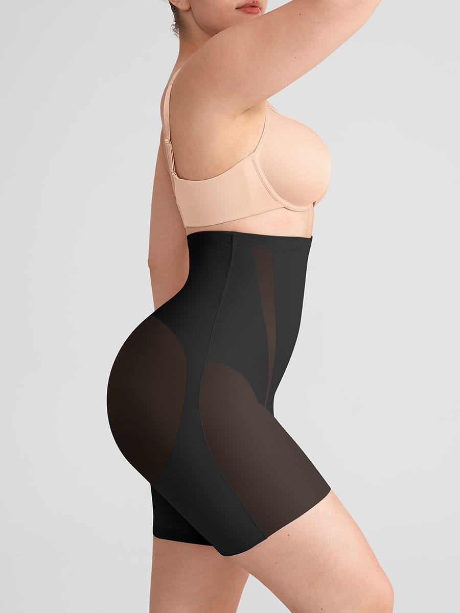 Wholesale Seamless Shapewear Shorts Tummy Control Butt Lifter Thigh Slimming SPU