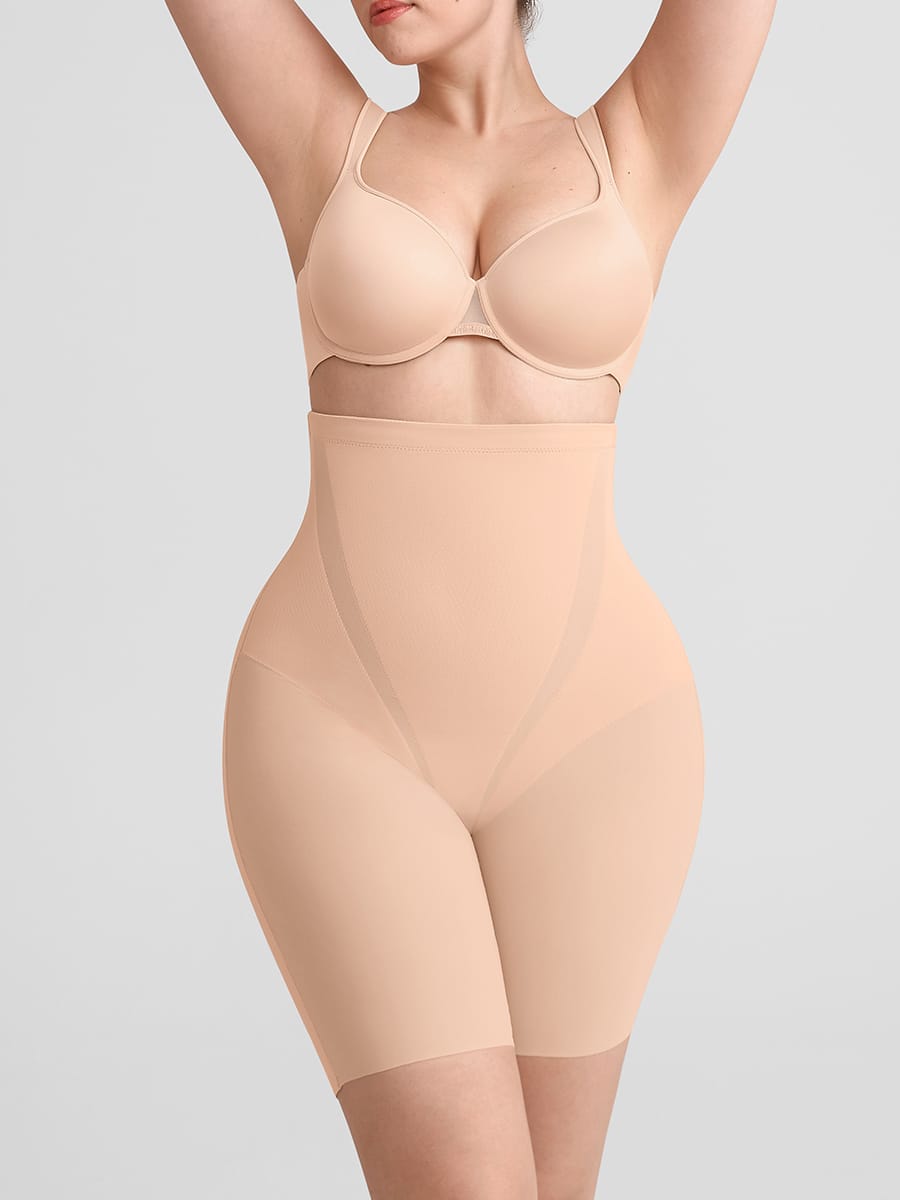 Wholesale Seamless Shapewear Shorts Tummy Control Butt Lifter Thigh Slimming SPU