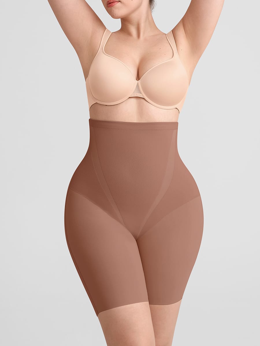 Wholesale Seamless Shapewear Shorts Tummy Control Butt Lifter Thigh Slimming SPU