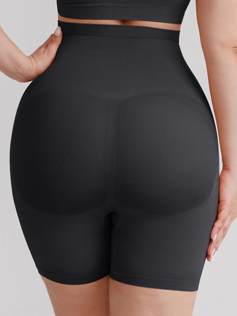Wholesale Seamless High Waist Boyshort Shapewear Tummy Control Butt Lifting Shorts SPU