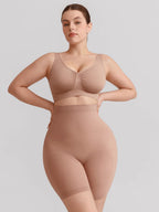 Wholesale Seamless High Waist Boyshort Shapewear Tummy Control Butt Lifting Shorts SPU
