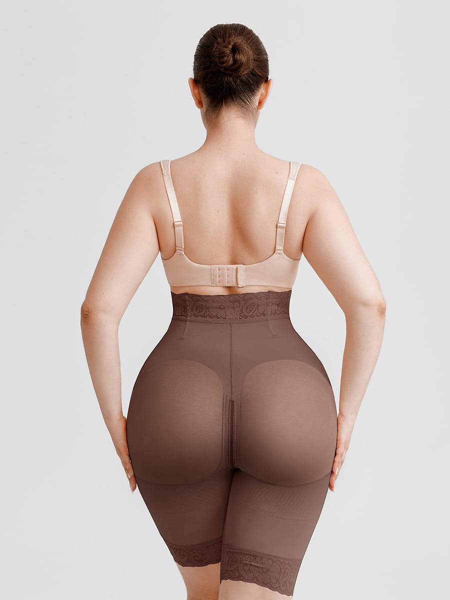 Wholesale High Waist Medium Control Boyshort Shapewear SPU