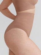 Wholesale Seamless High Waist Tummy Control Briefs Anti Slip Silicone Shaping Panties SPU