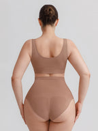 Wholesale Seamless High Waist Tummy Control Briefs Anti Slip Silicone Shaping Panties SPU