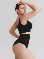 Wholesale Seamless High Waist Tummy Control Briefs Anti Slip Silicone Shaping Panties SPU