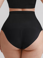 Wholesale Seamless High Waist Tummy Control Briefs Anti Slip Silicone Shaping Panties SPU
