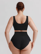Wholesale Seamless High Waist Tummy Control Briefs Anti Slip Silicone Shaping Panties SPU