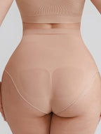 Wholesale Seamless High Waist Tummy Control Briefs Anti Slip Silicone Shaping Panties SPU