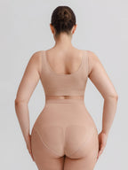 Wholesale Seamless High Waist Tummy Control Briefs Anti Slip Silicone Shaping Panties SPU