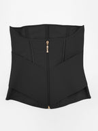 Wholesale 11 Steel Bone Waist Trainer Vest with Front Zipper Tummy Control Shapewear SPU