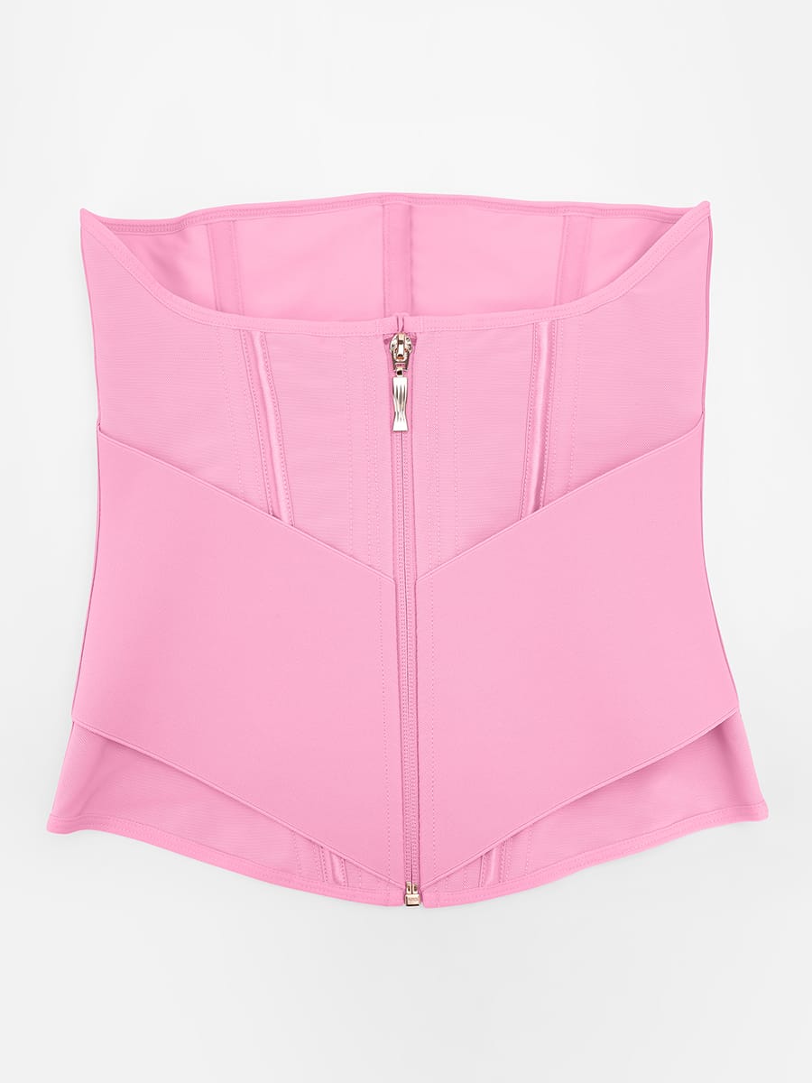 Wholesale 11 Steel Bone Waist Trainer Vest with Front Zipper Tummy Control Shapewear SPU