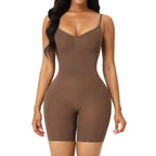 NICKI - Shapewear Bodysuit - CARAMEL / XS-S - CURV QUEEN